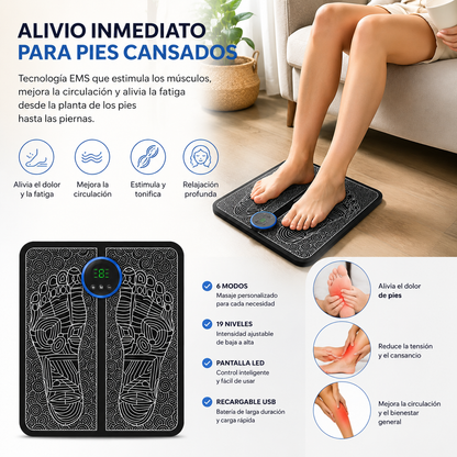 Masajeador de pies electroestimulador